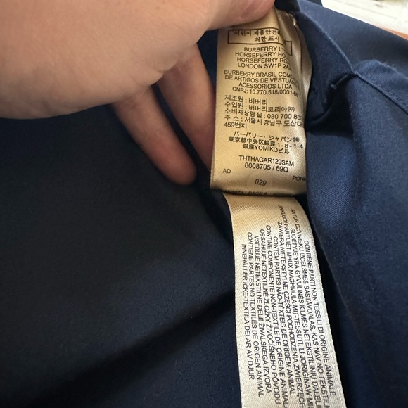 Authentic Men's Sherfield Sport Shirt S Slim Fit Navy Dress Shirt Strech cotton - Picture 11 of 13